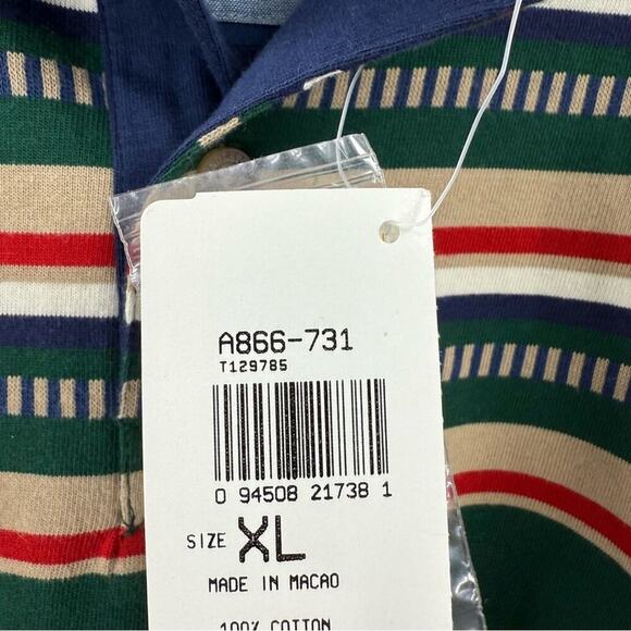 NEW Pendleton Vintage Striped Polo Shirt Sz XL - Picture 6 of 7